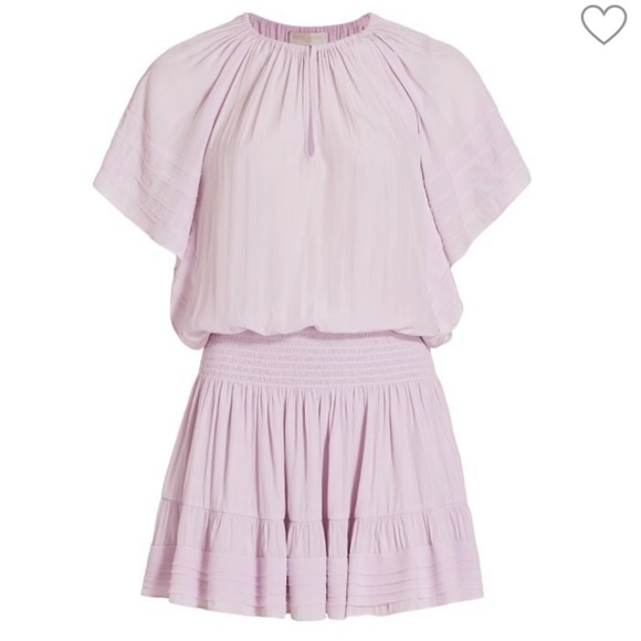 RAMY BROOK
Jane Short-Sleeve Smocked
Minidress  Lavender Size S Gorgeous on!! - Picture 5 of 15
